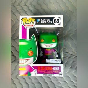 Funko Pop! DC Super Heroes The Joker Batman-Batman 65  LootCrate Exclusive
